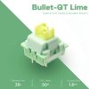 Redragon A113 Bullet-QT Lime - Soft Tactile Brown Mechanical Switch (24db)