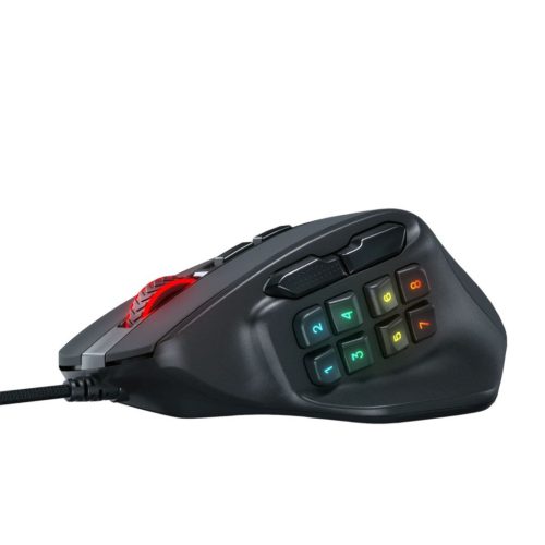 Redragon Aatrox MMO Gaming Mouse Black
