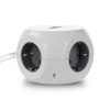 ACT Power Strip Cube F Socket Hálózati Elosztó 3DIN 1,5m White