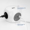 ACT Power Strip Cube E Socket Hálózati Elosztó 3DIN 1,5m White