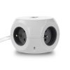 ACT Power Strip Cube E Socket Hálózati Elosztó 3DIN 1,5m White