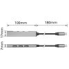 ACT AC6425 4-portos USB2.0 HUB Grey
