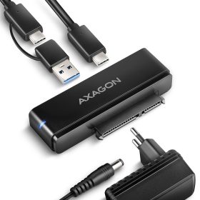   AXAGON ADSA-FPX USB-C 10Gbps Fast Port X adapter for 2,5"/3,5" SSD/HDD