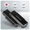 AXAGON ADSA-FPX USB-C 10Gbps Fast Port X adapter for 2,5"/3,5" SSD/HDD
