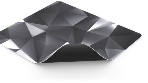 Endorfy Crystal Black L Egérpad Black/White
