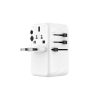 FIXED Voyager utazó adapter 3xUSB-C/1xUSB GaN 120W, fehér