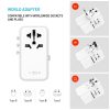 FIXED Voyager utazó adapter 3xUSB-C/1xUSB GaN 120W, fehér