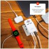 FIXED Voyager utazó adapter 3xUSB-C/1xUSB GaN 120W, fehér