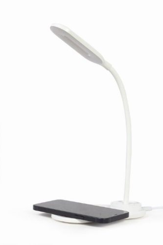 Gembird TA-WPC10-LED-01-MX Desk Lamp with Wireless Charger 10W White