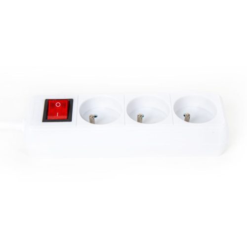Platinet Hálózati Elosztó Kapcsolóval 3DIN 1,5m White