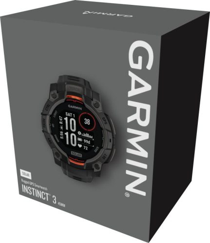 Garmin Instinct 3 45mm Solar Black with Black Band
