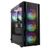Gamdias Aura GC2 Elite ARGB Tempered Glass Black