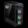 Gamdias Aura GC1 Elite ARGB Tempered Glass Black