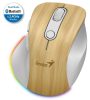 Genius Ergo 9000S Pro Wireless Bluetooth Mouse Pine Wood