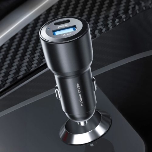Mobile Origin Car Charger 60W USB-C and USB-A