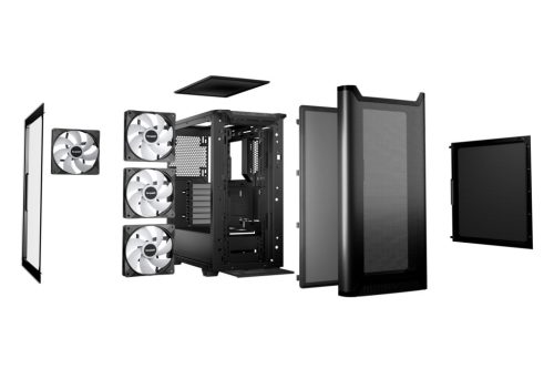 Be quiet! Pure Base 501 DX Tempered Glass Black