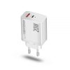 Esperanza Quich Power Charger 20W USB-C PD 20W / USB-A QC 3.0 18W White