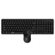 Rapoo 8150M Silent Multi-mode Wireless Bluetooth Keyboard Combo Black HU