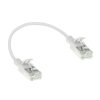 ACT CAT6A U-FTP Patch Cable 0,15m White