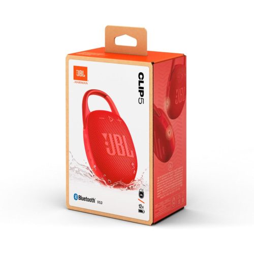 JBL Clip5 Bluetooth Ultra-portable Waterproof Speaker Red