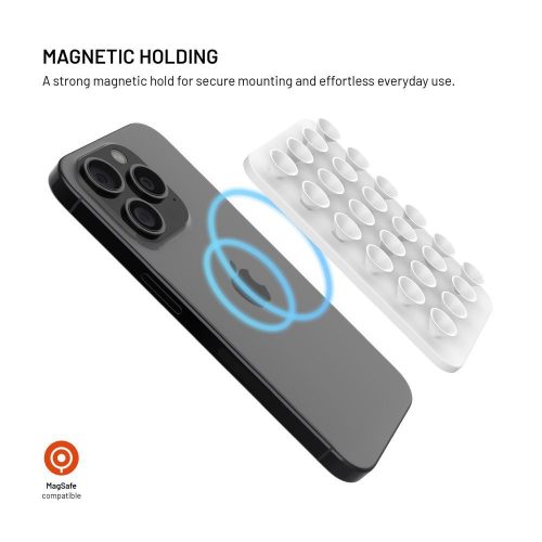 FIXED öntapadós tartó Magsafe kompatibilis, fehér