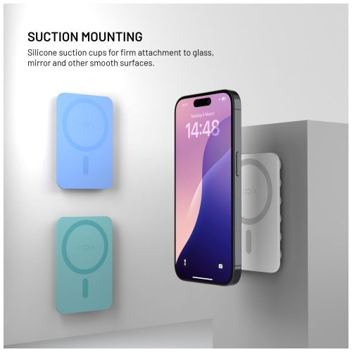 FIXED öntapadós tartó Magsafe kompatibilis, fehér