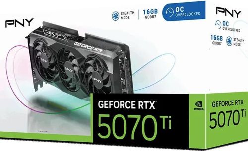 PNY GeForce RTX5070TI 16GB GDDR7 Triple Fan OC
