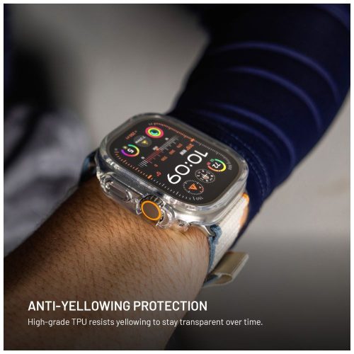 FIXED tok védő üveggel Apple Watch Ultra 49mm/Ultra 2 49mm, átlátszó