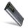 AXAGON EEM2-SD2 USB-C 10Gbps – M.2 NVMe & SATA SSD Display Box Silver