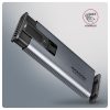 AXAGON EEM2-SD2 USB-C 10Gbps – M.2 NVMe & SATA SSD Display Box Silver