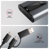 AXAGON EEM2-SD2 USB-C 10Gbps – M.2 NVMe & SATA SSD Display Box Silver
