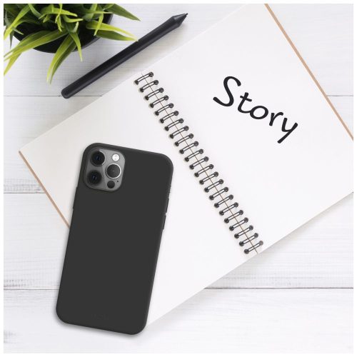 FIXED Story hátlap Honor 400 Lite készülékhez, fekete
