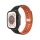 FIXED mágneses szilikon óraszíj Apple Watch 42/44/45/46/49mm-hez, fekete