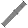 FIXED mágneses szilikon óraszíj Apple Watch 42/44/45/46/49mm-hez, világos szürke