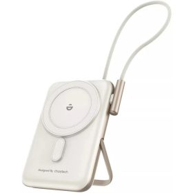   Choetech  B735 10000mah 20W Magnetic Powerbank with Bracket & USB-C Cable & Power Display White