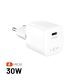 FIXED Mini USB-C GaN Charger 30W White