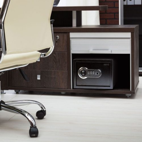 Delight Digitális széf ujjlenyomat olvasóval és gombsorral - 352x250x250mm