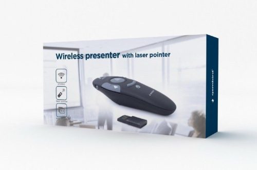 Gembird WP-L-11 Wireless Presenter Red Laser Black