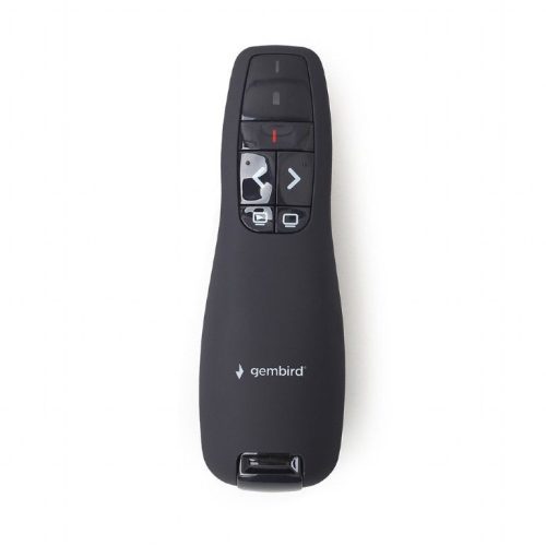 Gembird WP-L-12 Wireless Presenter Red Laser Black