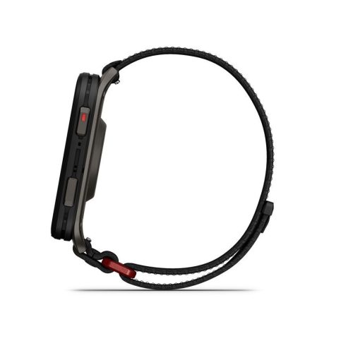 Garmin Venu X1 Black with Slate Titanium Caseback and Black ComfortFit Nylon Band