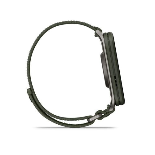 Garmin Venu X1 Moss with Titanium Caseback and Moss ComfortFit Nylon Band