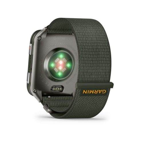 Garmin Venu X1 Moss with Titanium Caseback and Moss ComfortFit Nylon Band
