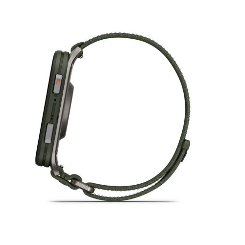 Garmin Venu X1 Moss with Titanium Caseback and Moss ComfortFit Nylon Band
