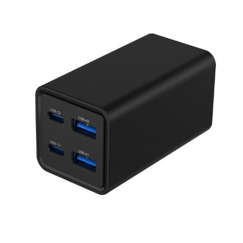 Gembird 4-port 65 W GaN USB PowerDelivery fast charger Black