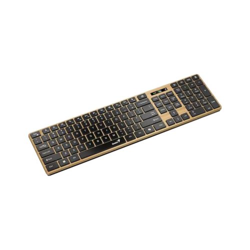 Genius SlimStar 7250BT Copilot Wireless Bluetooth Business Keyboard Pine Wood HU