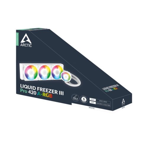 Arctic Liquid Freezer III Pro 420 A-RGB White