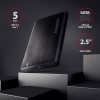 AXAGON EE25-XA6C 2,5" USB3.0 HDD SATA Aline Box Black