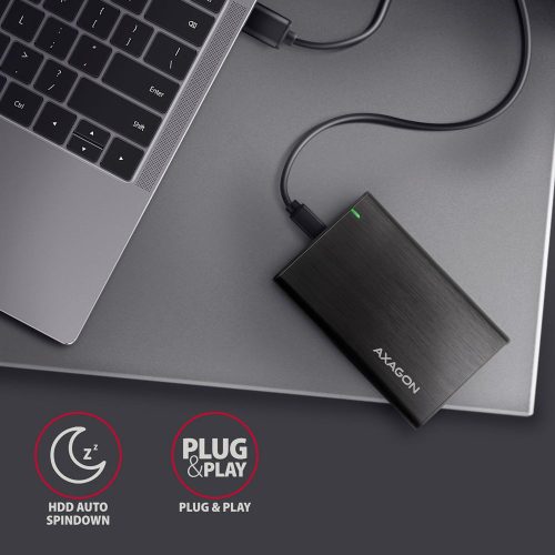 AXAGON EE25-XA6C 2,5" USB3.0 HDD SATA Aline Box Black