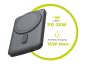 Mobile Origin Wireless Magnetic PowerBank 5000mAh Black
