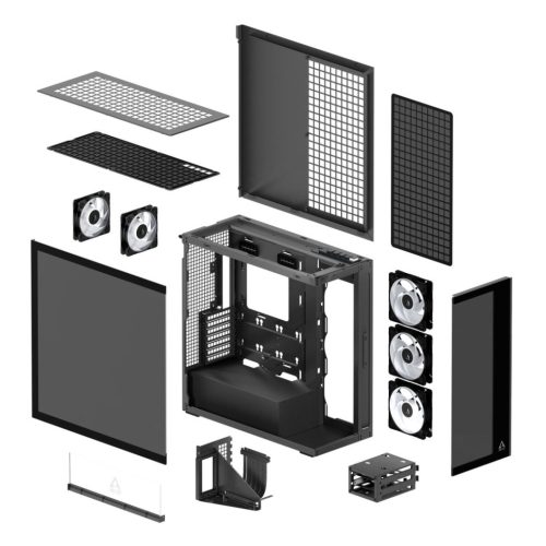 Arctic Xtender VG Tempered Glass Black